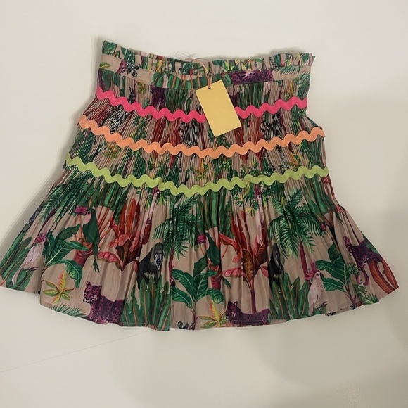 Entro Island Essence Tropical Printed Mini Skirt NWT - Picture 12 of 15